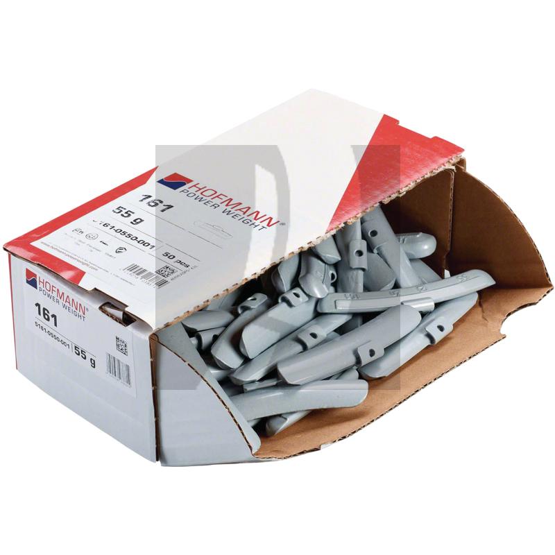 Schlaggewicht PKW Typ161 55g Zink, VPE 50