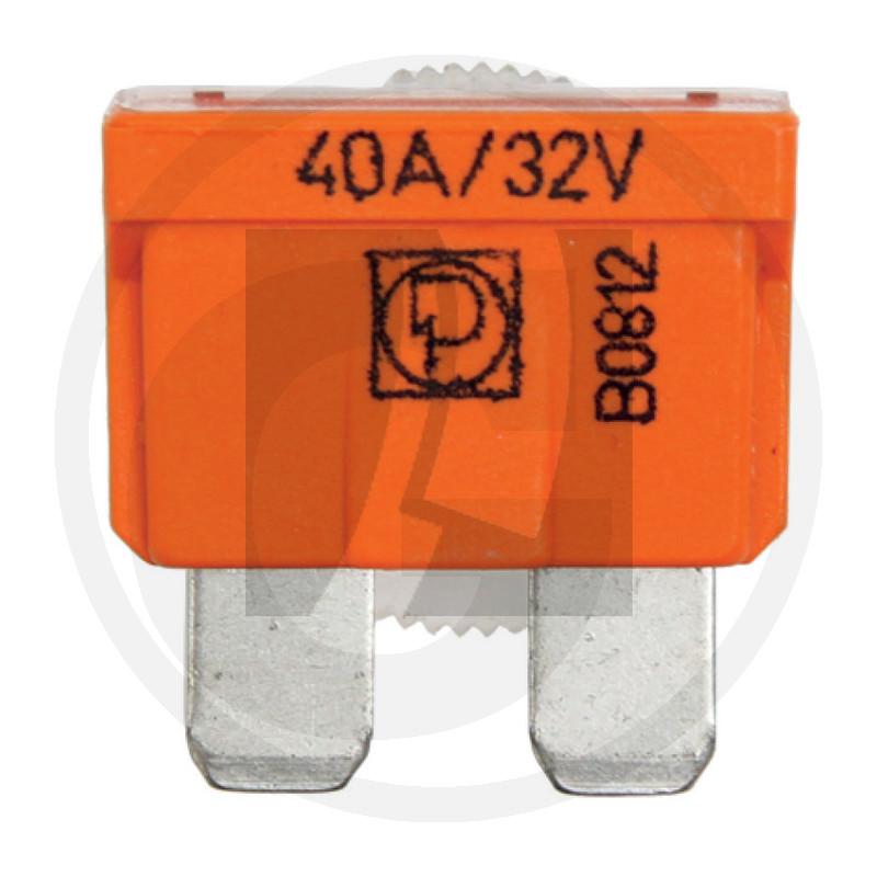 GRANIT Flachstecksicherungen, Standard 32 V max. / 40 A | orange | VPE 50
