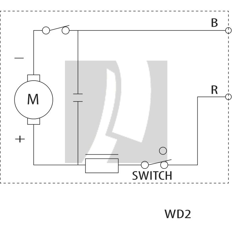 Wischermotor M16 x 1 mm