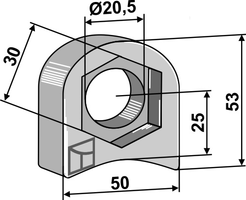 Halter, passend für Sicma