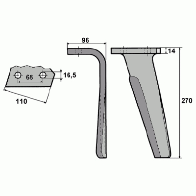Kreiseleggenzinken links