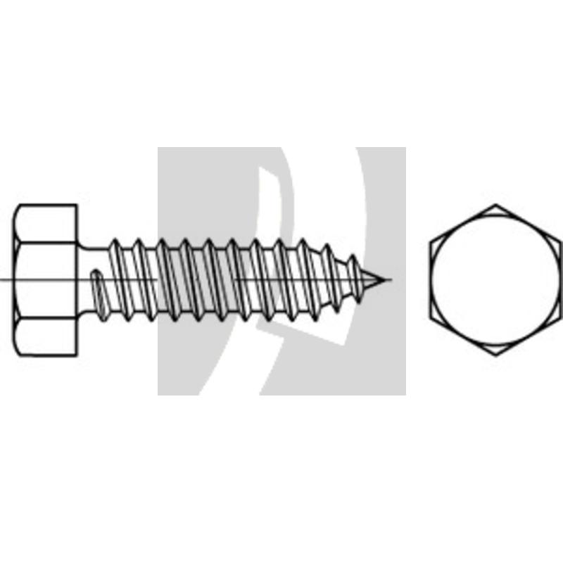 Sechskantschraube M6x38 DIN 7976, VPE 250