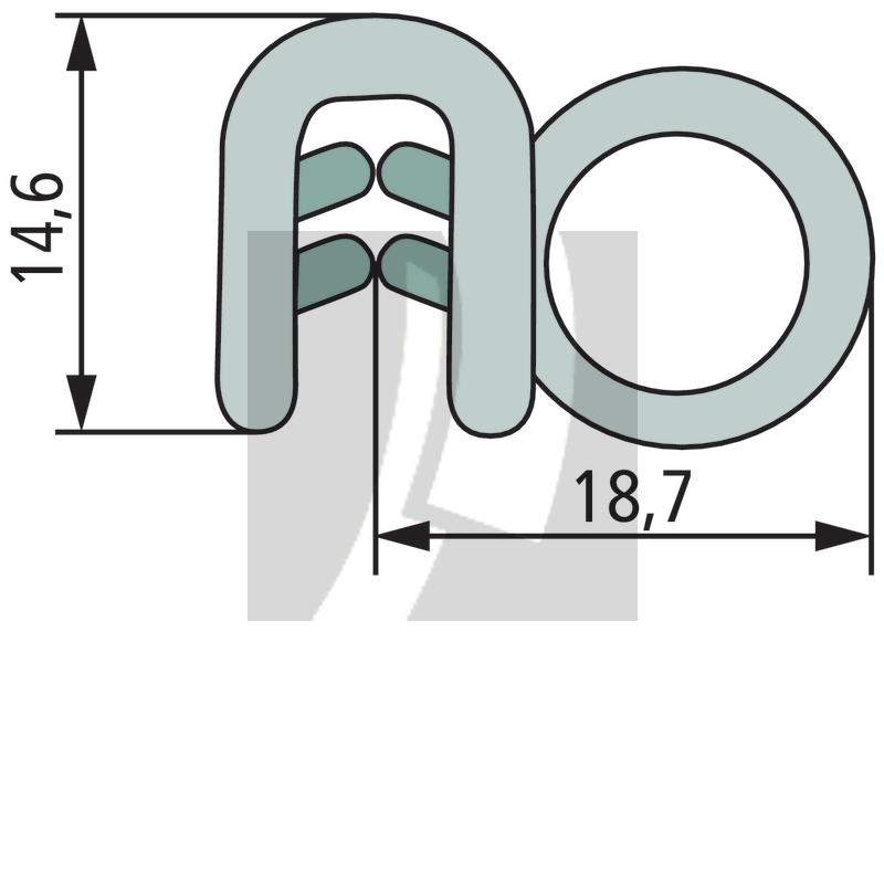 Dichtgummi 18,7 mm Dichtgummi 18,7 mm