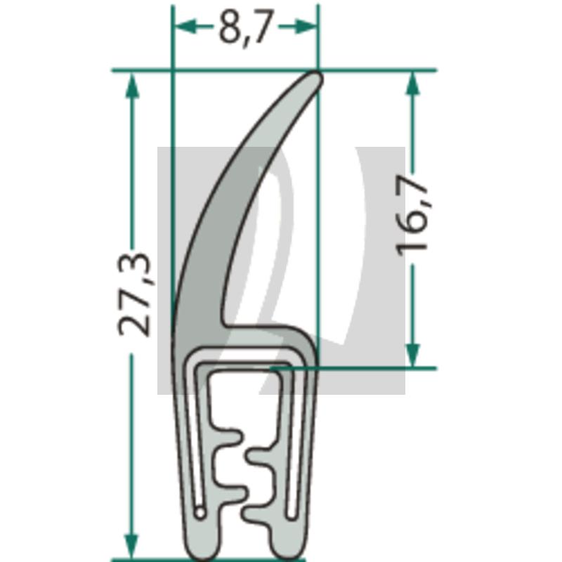 Dichtgummi 8,7 mm