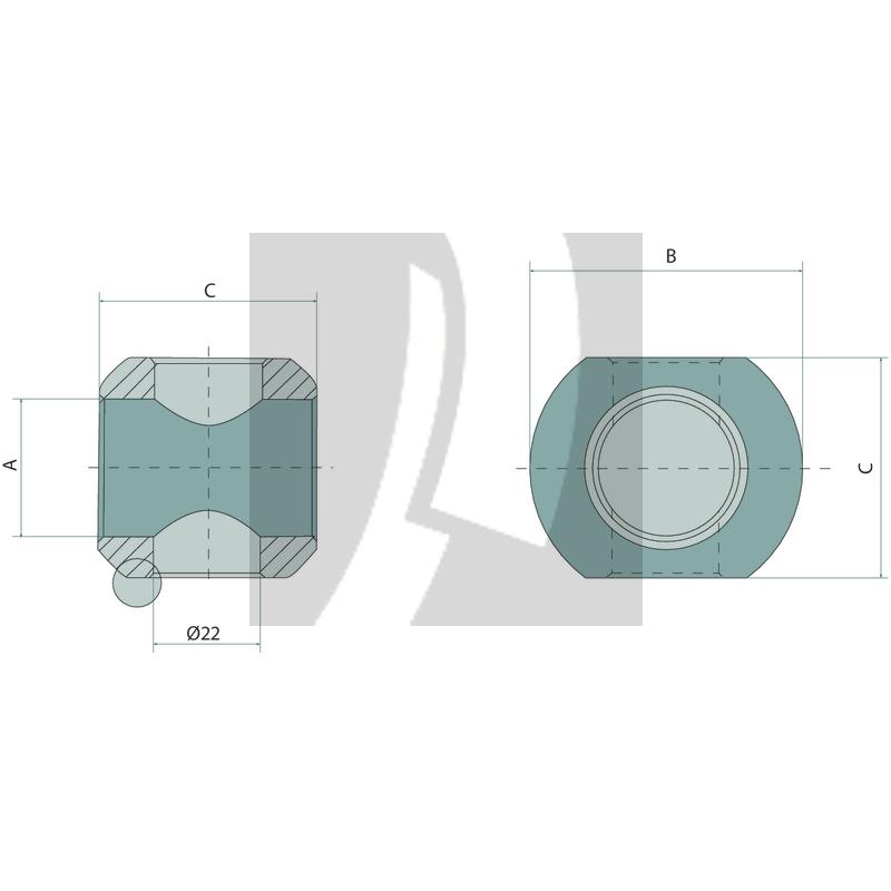 Unterlenkerkugel Heavy Duty VPE 10 56 mm