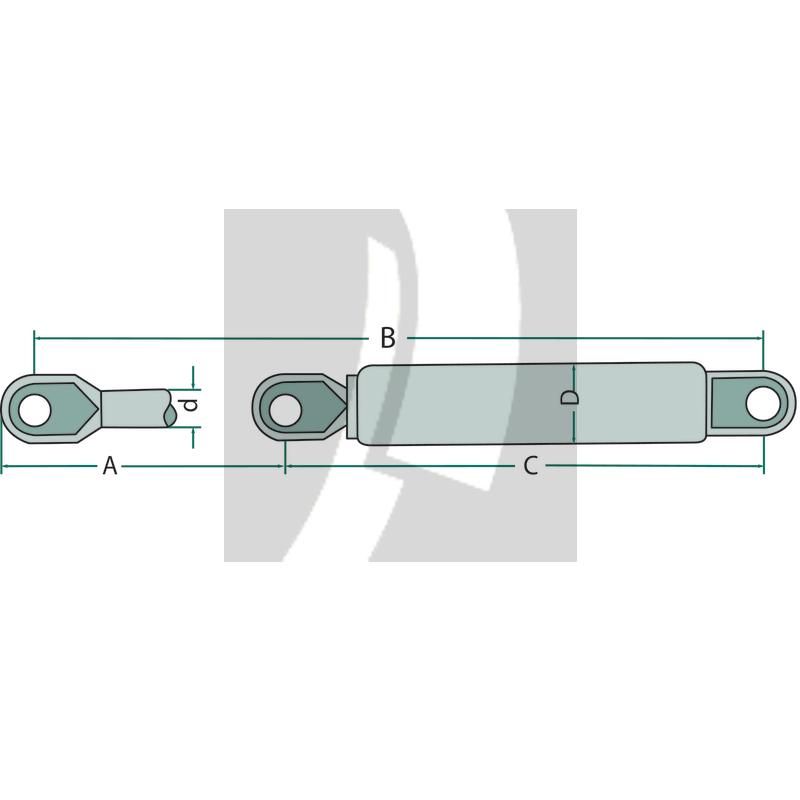 Stabilus Gasdruckdämpfer 500 mm 