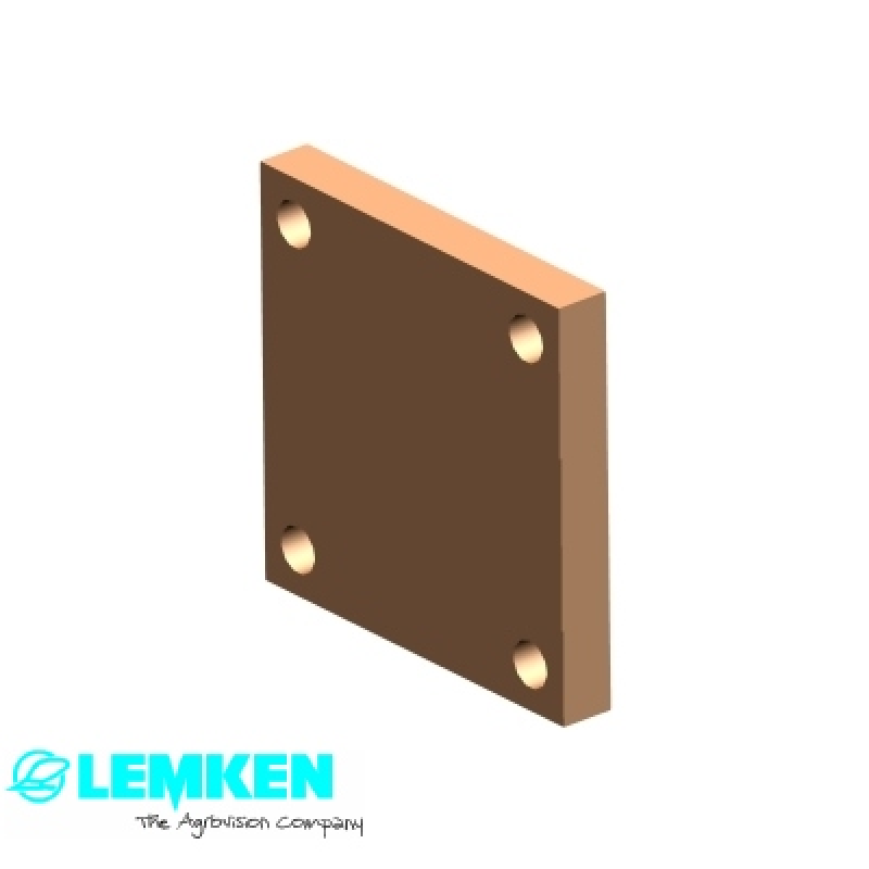 Flanschplatte 12x90x90 4xD10,2