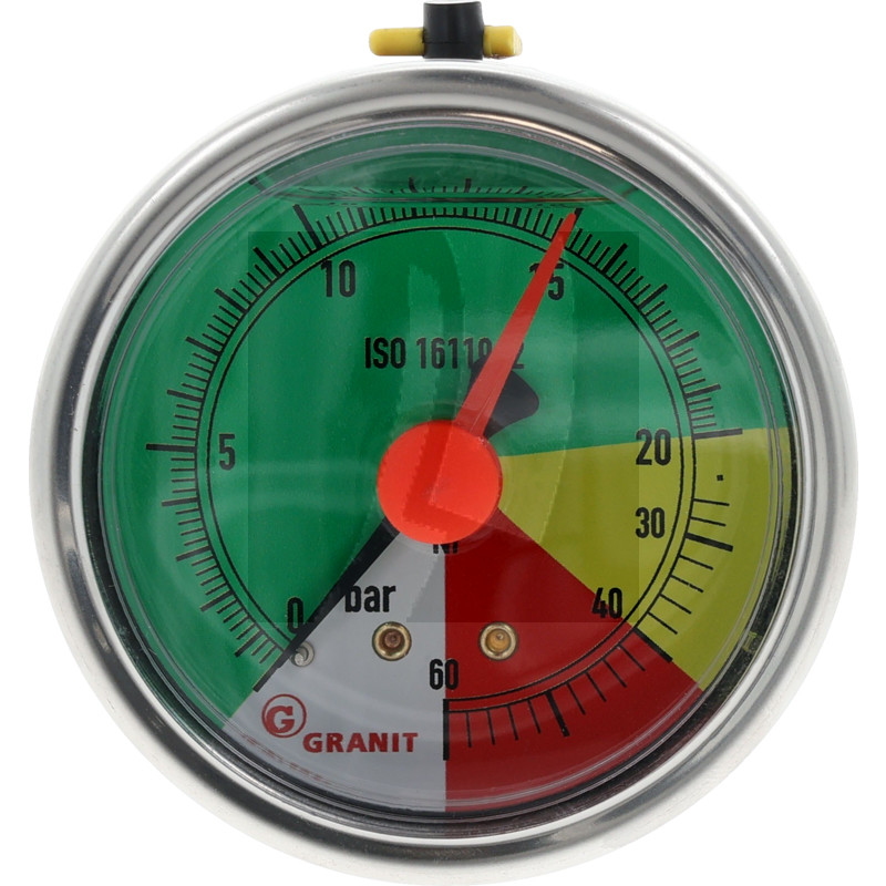 Manometer Ø63mm 0-20-40-60 bar 1/4" H-FL