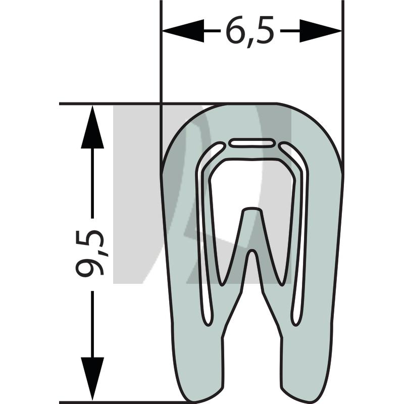 Dichtgummi 6,5 mm