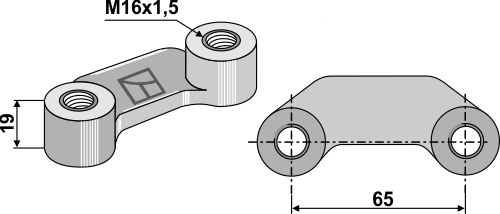 Bügelmutter - M16x1,5, passend für Regent und Rabe