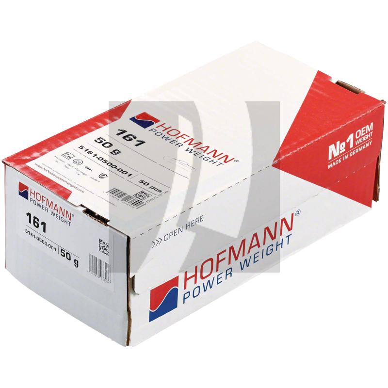 Schlaggewicht PKW Typ161 50g Zink, VPE 50