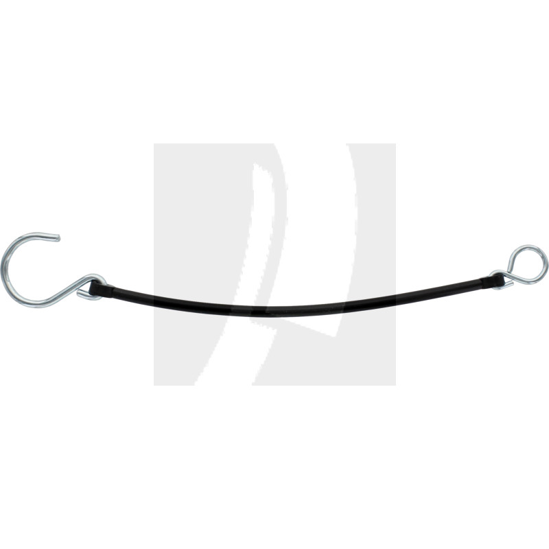 Sicherungsschnur Plastik/Metall, schwarz