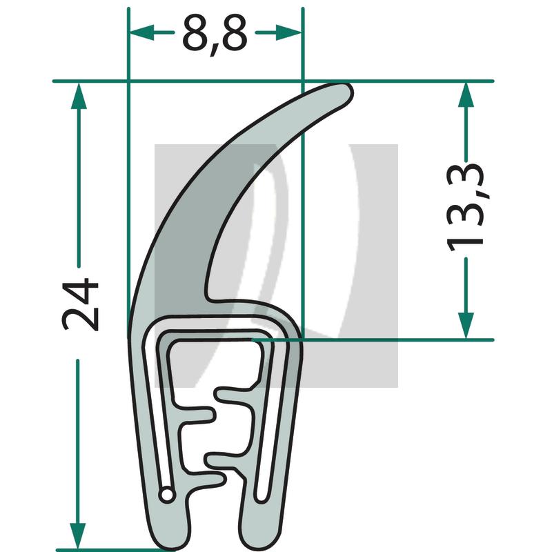 Dichtgummi 8,8 mm