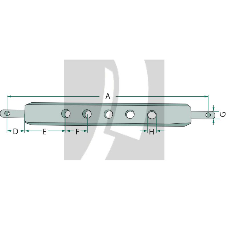 Ackerschiene 1085 mm Ackerschiene 1085 mm