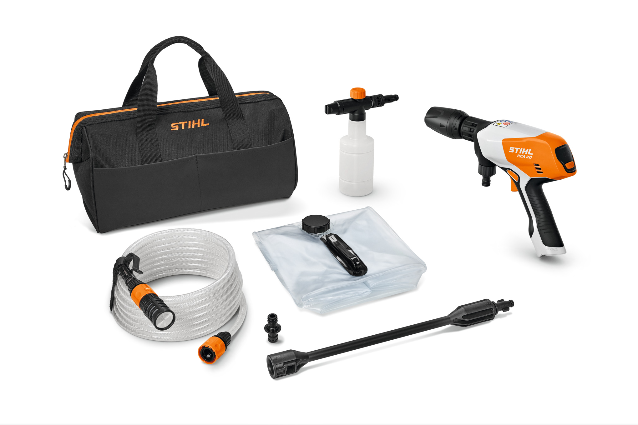 STIHL Akku-Druckreiniger RCA 20 mit 2x Akku AS 2 und Ladegerät AL 1