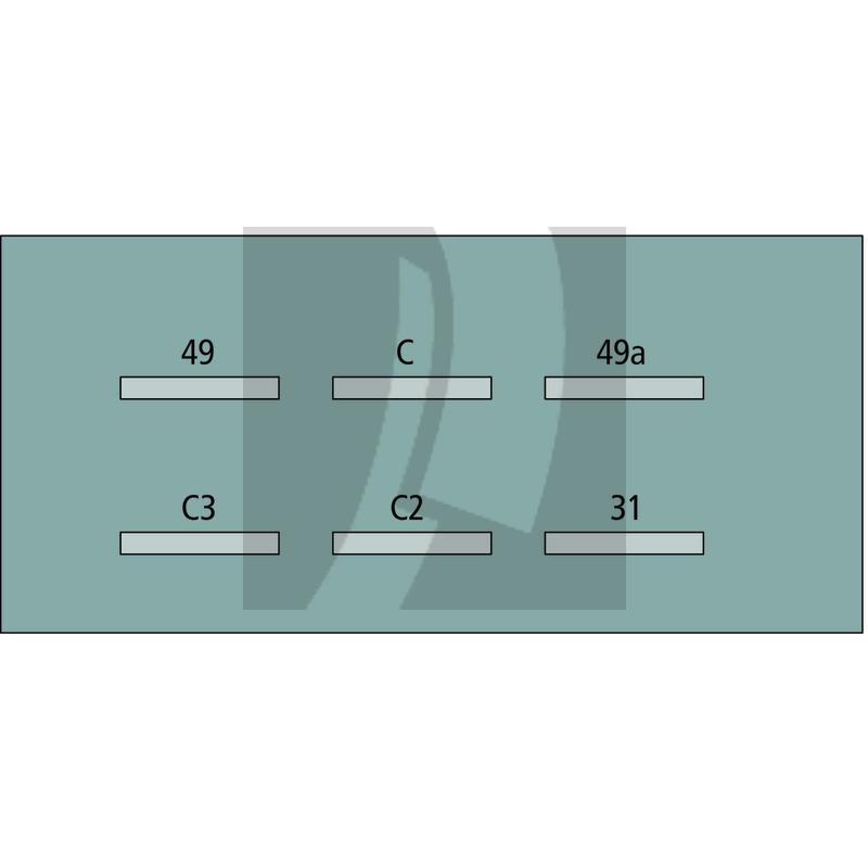 Blinkgeber / elektronisch 12 V, 6 Anschlüsse