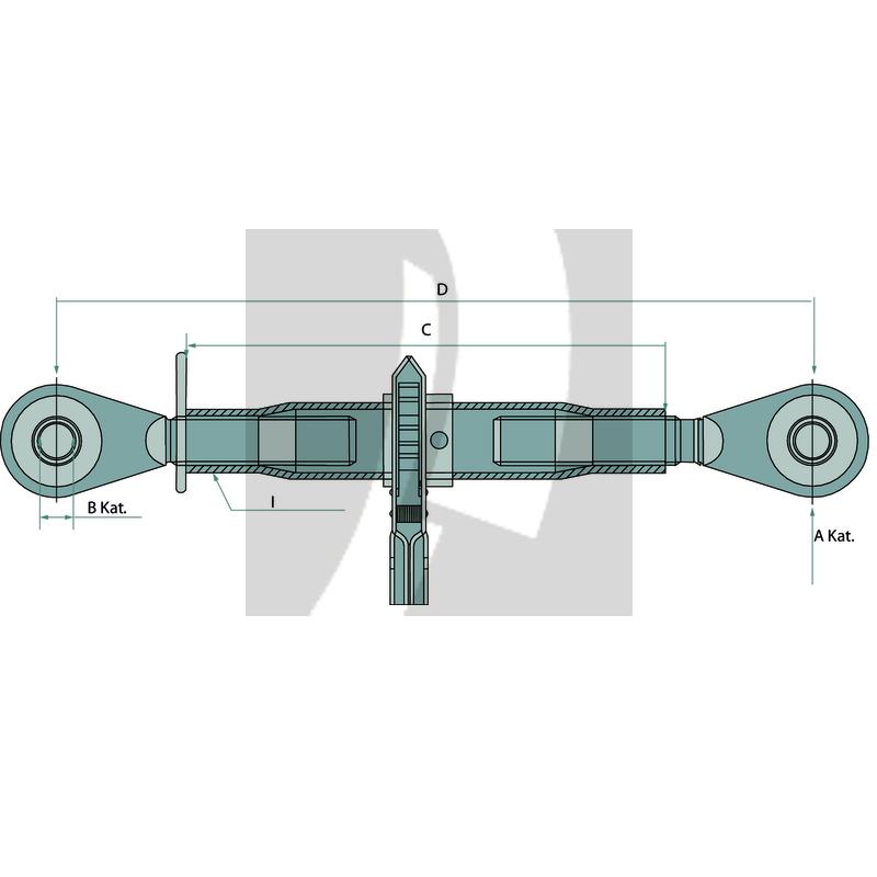 Spannstrebe 520 - 710 mm