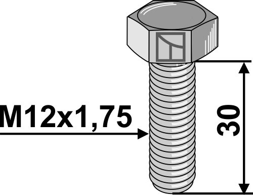 Schraube - M12 - 10.9, passend für Perfect