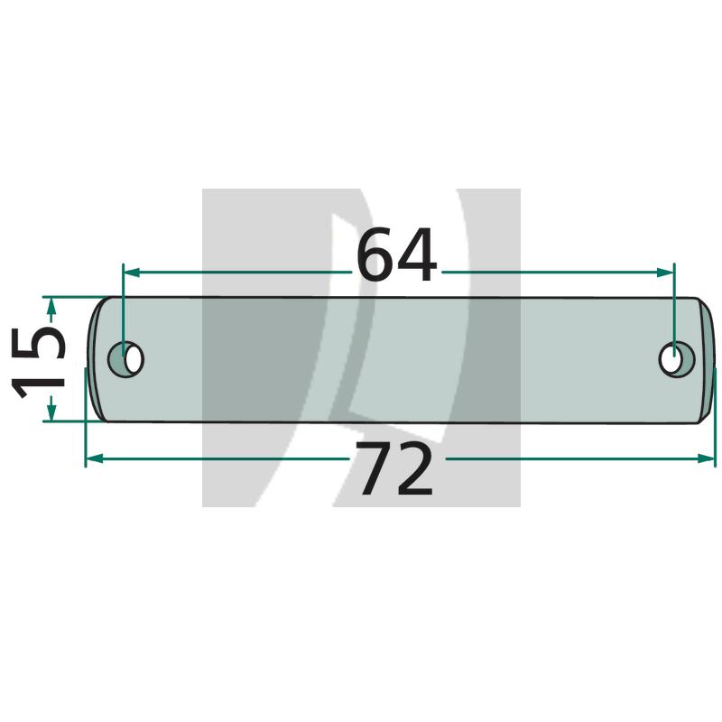 Mitnehmerbolzen rund, Ø 100 mm Niemeyer