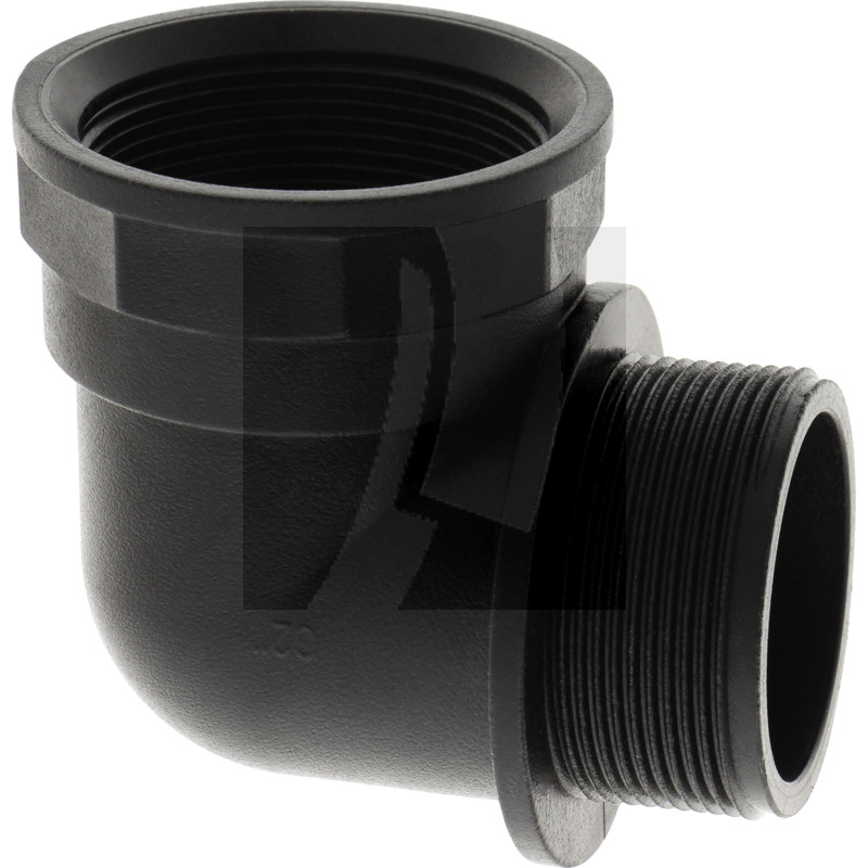 Bogen 90°, IG 2" x AG 2"