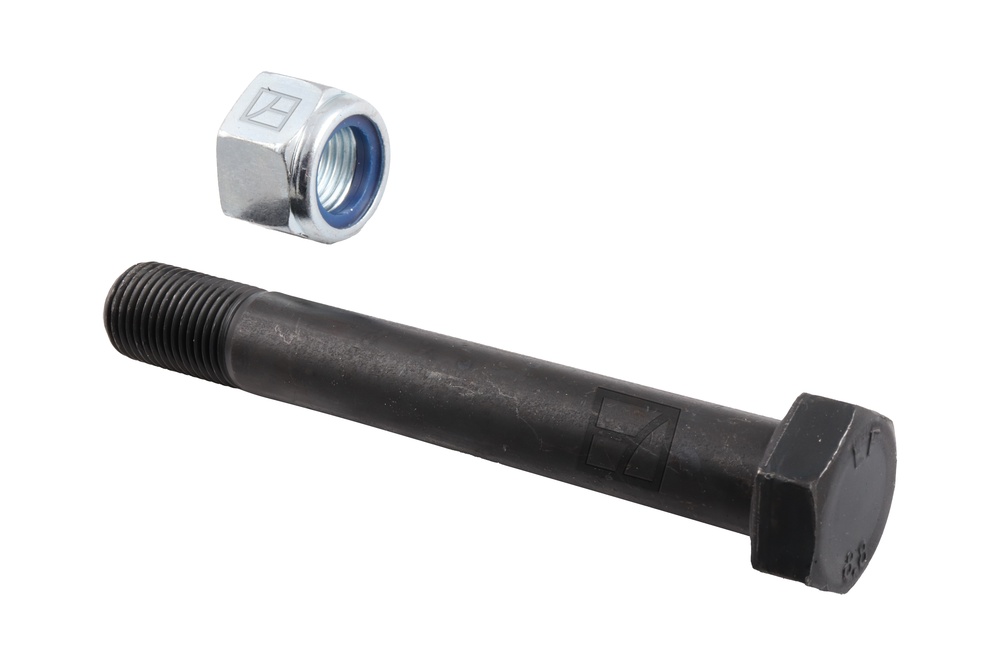 Sechskantschraube M16x1,5x115 mit Sicherungsmutter, passend für S.M.A., Mulag und mehr
