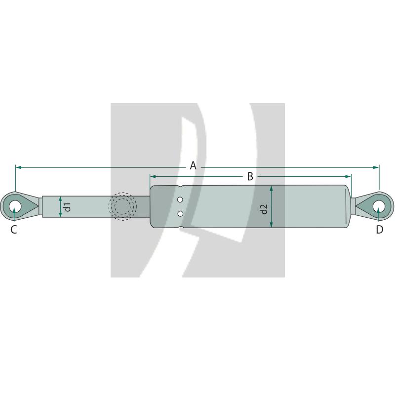 Stabilus Gasdruckdämpfer 500 mm 