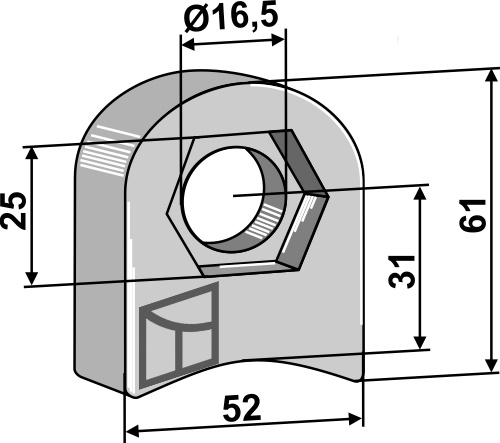 Halter, passend für Sicma