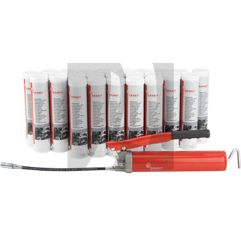 Fettpresse + VPE24 Mehrzweckfett 400g