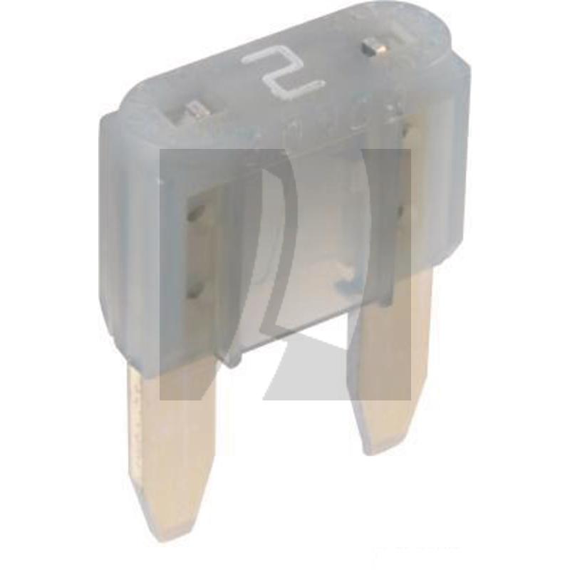 GRANIT Flachstecksicherung, Mini 32 V max. / 2 A | grau | VPE 1