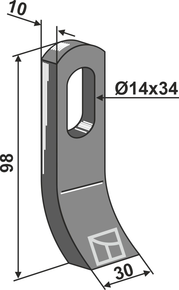 Schlegel 98x30 mm, passend für Gilbers