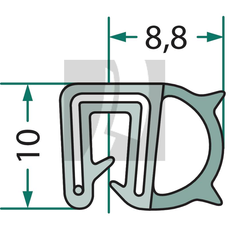 Dichtgummi 8,8 mm