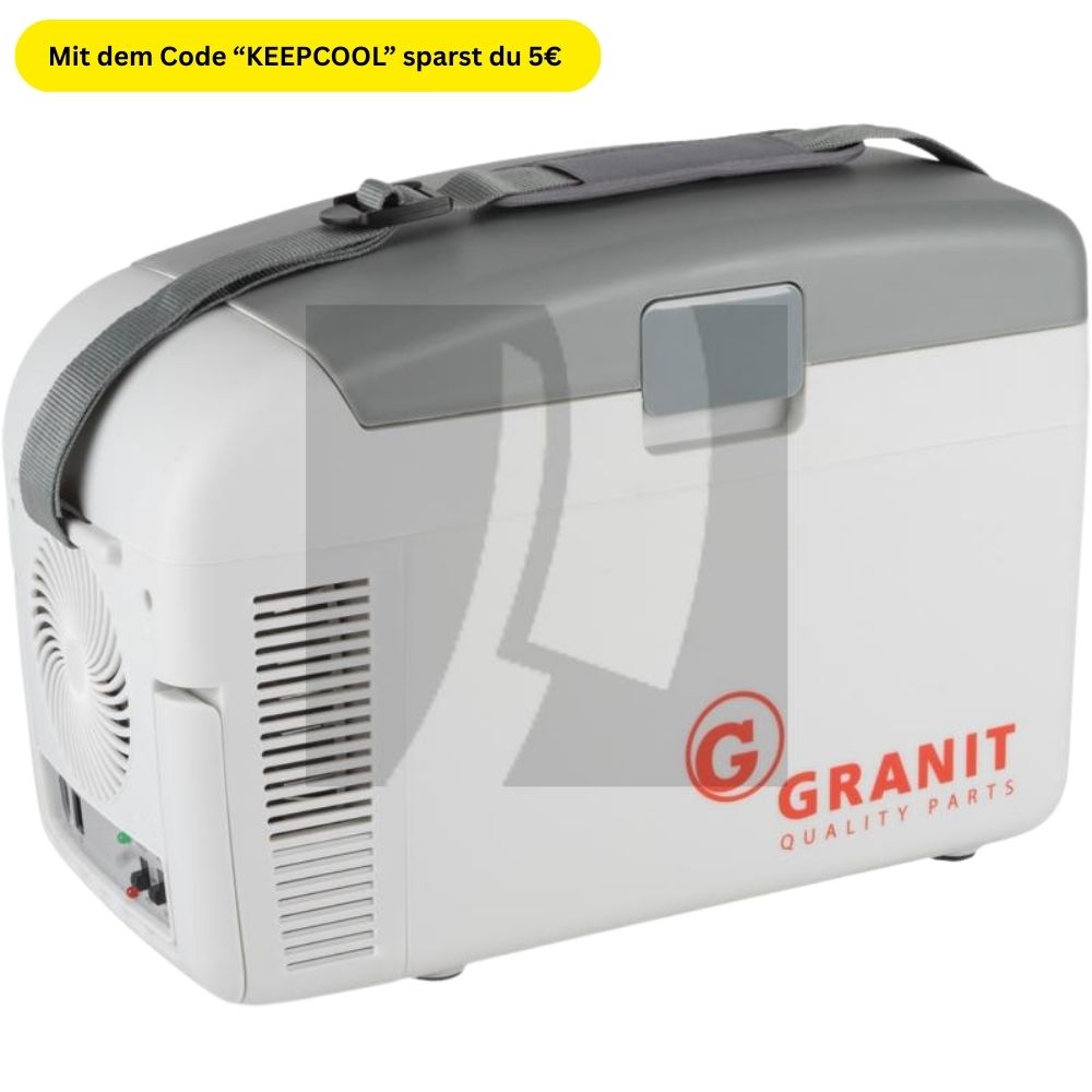 GRANIT Kühlbox "Die Kleine" mit Kühl- & Wärmfunktion | 12 / 230 V | 10 ltr.