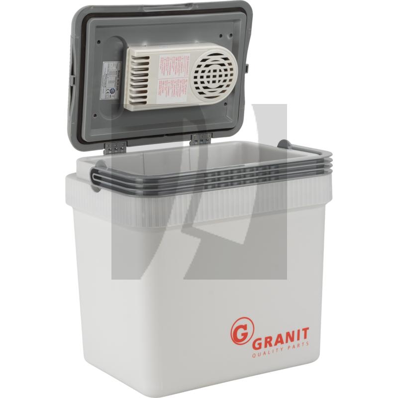 GRANIT Kühlbox "Die Große" mit Kühl- & Wärmfunktion | 12 / 230 V | 24 ltr. | passend für 1,5 ltr. Flaschen
