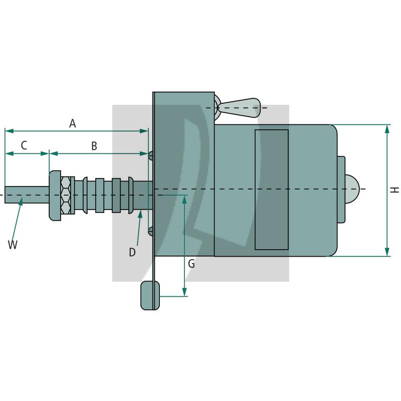 Wischermotor M10 x 1 mm