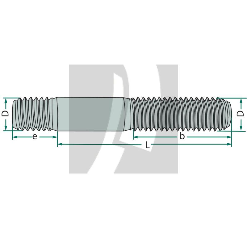 Stiftschraube M8x30 DIN 939