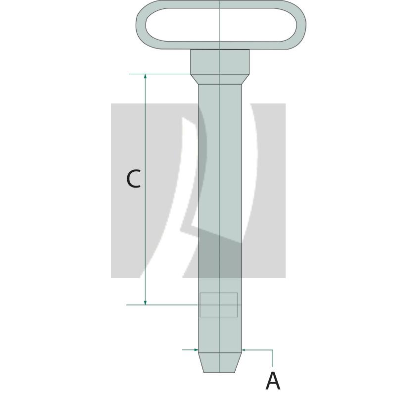 Oberlenkerbolzen ohne Kette Oberlenkerbolzen ohne Kette