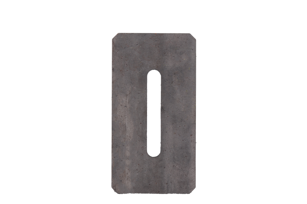 Abstreiferblech für Packerwalzen 130 x 68 mm, passend für Krone