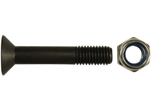 Schraube M 12 x 65 -10.9 mit Sicherungsmutter, passend für Doppstadt
