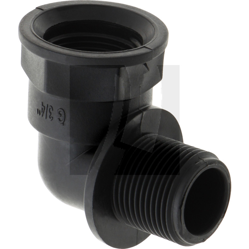 Bogen 90°, IG 3/4" x AG 3/4"