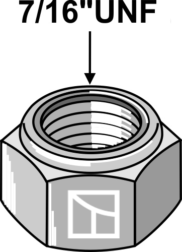 Selbstsichernder Mutter - 7/16'' UNF Selbstsichernder Mutter - 7/16'' UNF