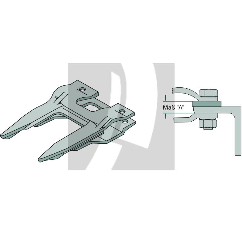 Doppelfinger 12 mm, System Schumacher Deutz Fahr