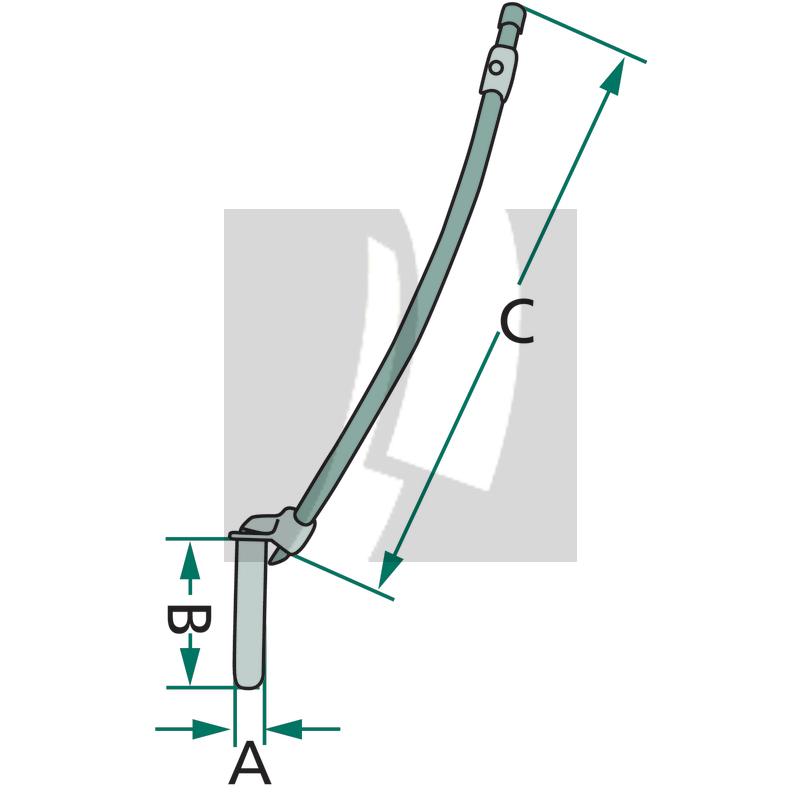 Kupplungsbolzen Gebogen 790 mm