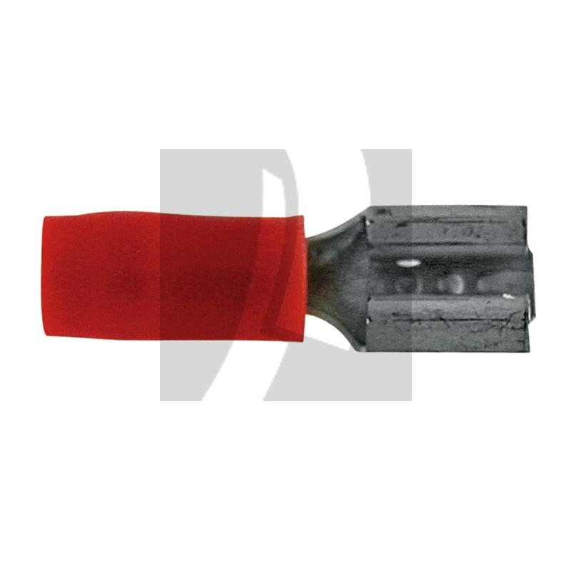 GRANIT Flachsteckhülse  rot 0,5 - 1,0