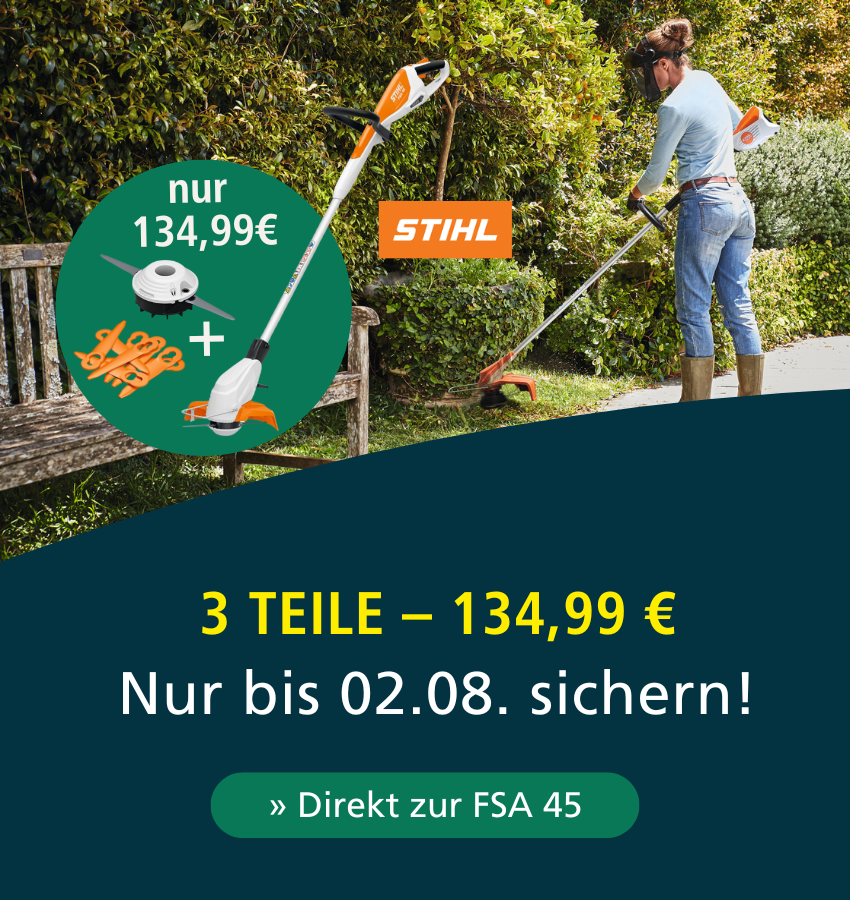 STIHL Bundle-Deal: 3 Teile für 134,99 €, nur bis 02.08.