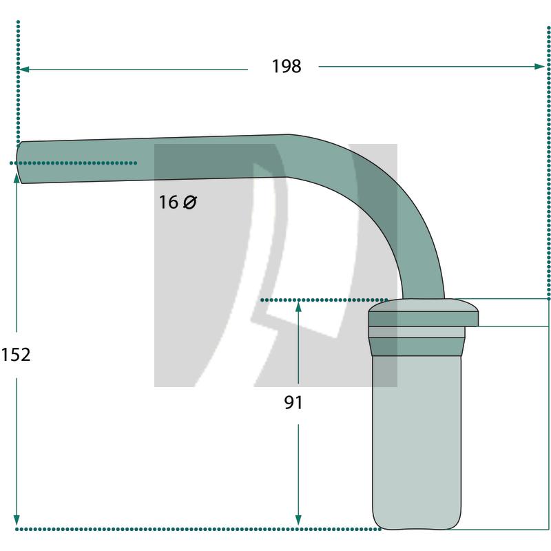 Spiegelhalter 198 x 152 mm