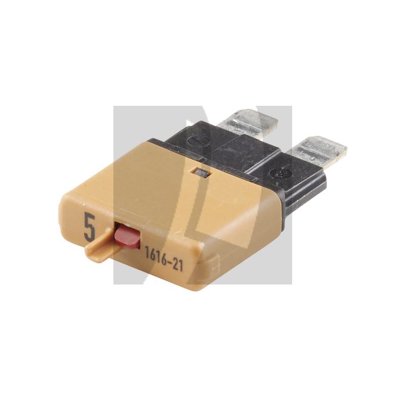 GRANIT Sicherungsautomat, Standard 32 V max. / 5 A | hellbraun | mit Rückstellknopf