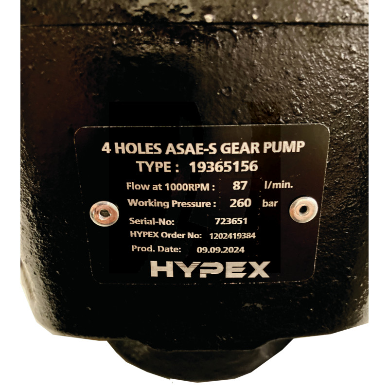 Pumpe  087cc BI-Direct. 1.3/8 DIN 9611