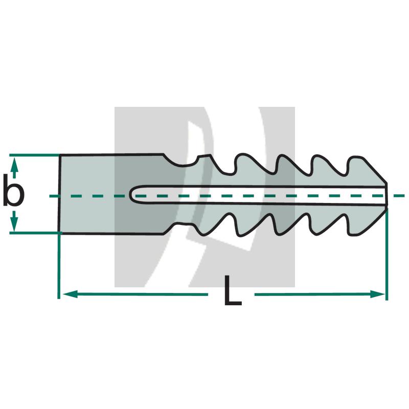 Dübel S (SB-Verpackung), VPE 10