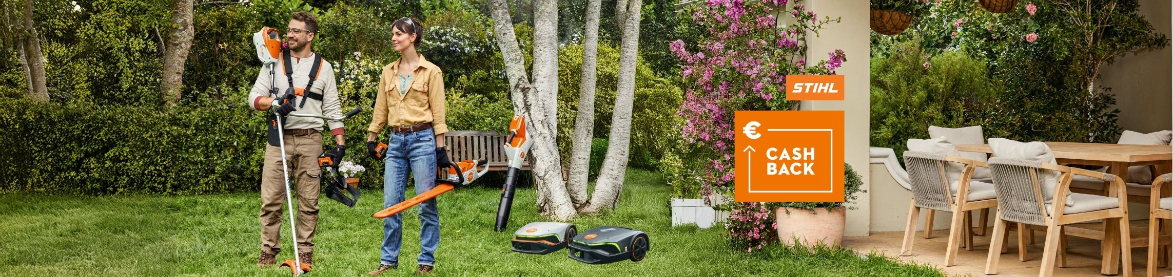 STIHL Cashback Aktion Banner Kategorieseite