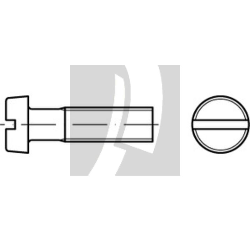 Schraube M4x8 DIN 84